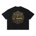 Al-Khayal Unisex Gold Crest Oversized Tee