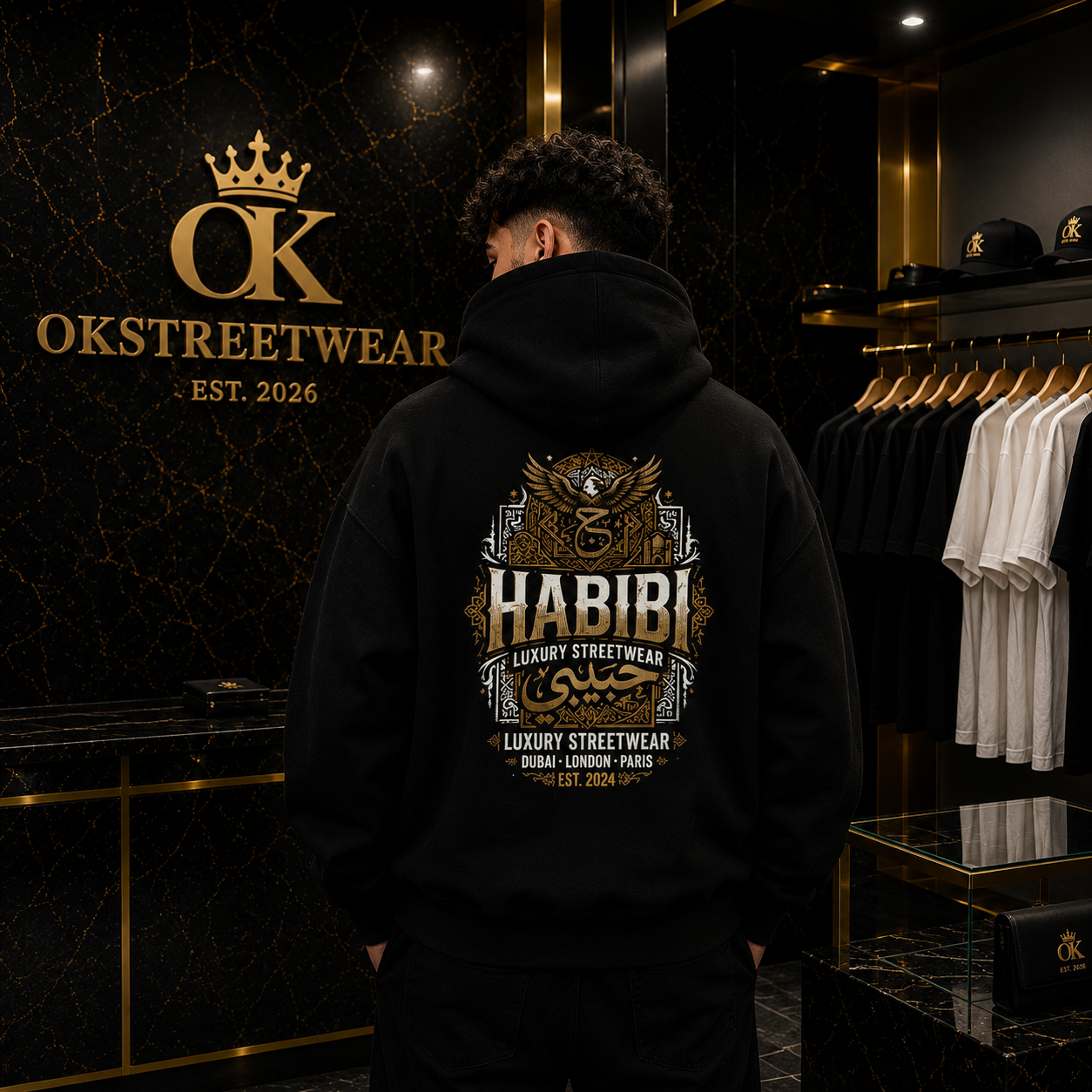 HABIBI, Essential Heavyweight Fleece Hoodie