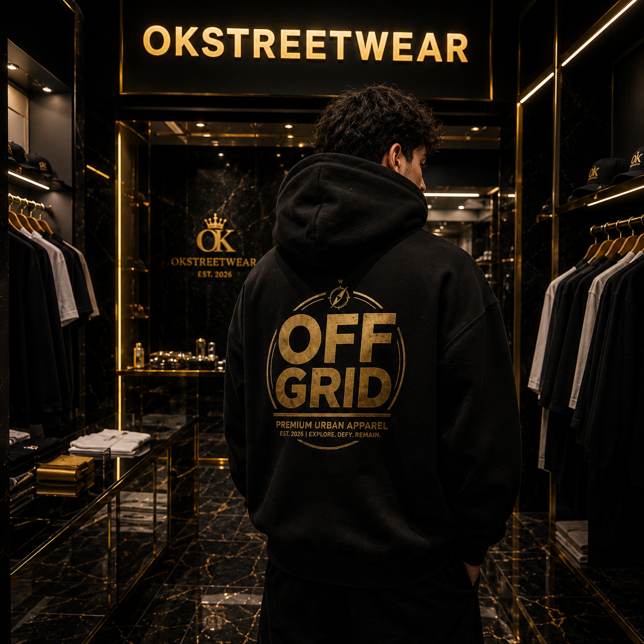 OFF GRID, Essential Heavyweight Fleece Hoodie
