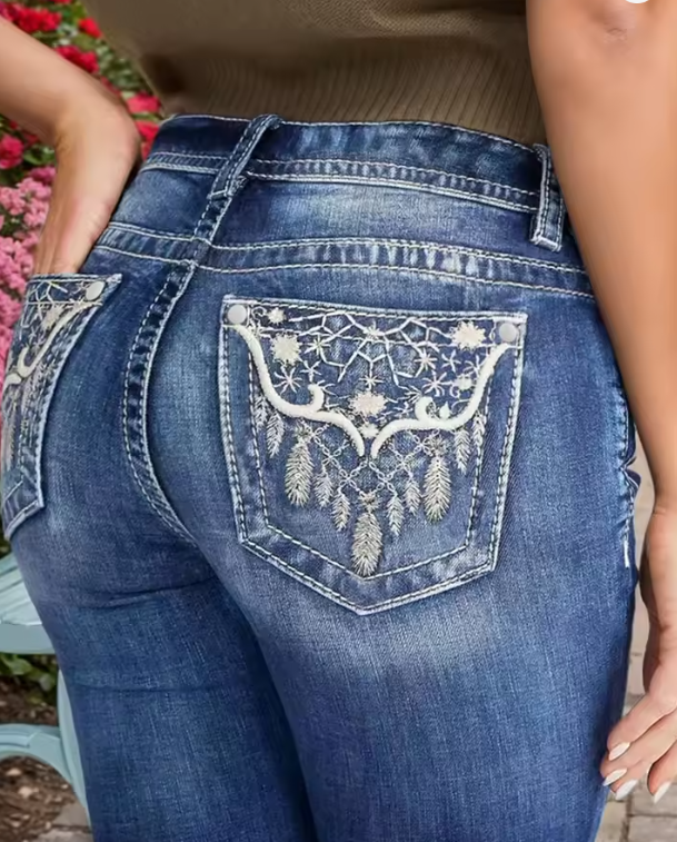 Valencia High-Waist Flared Jeans