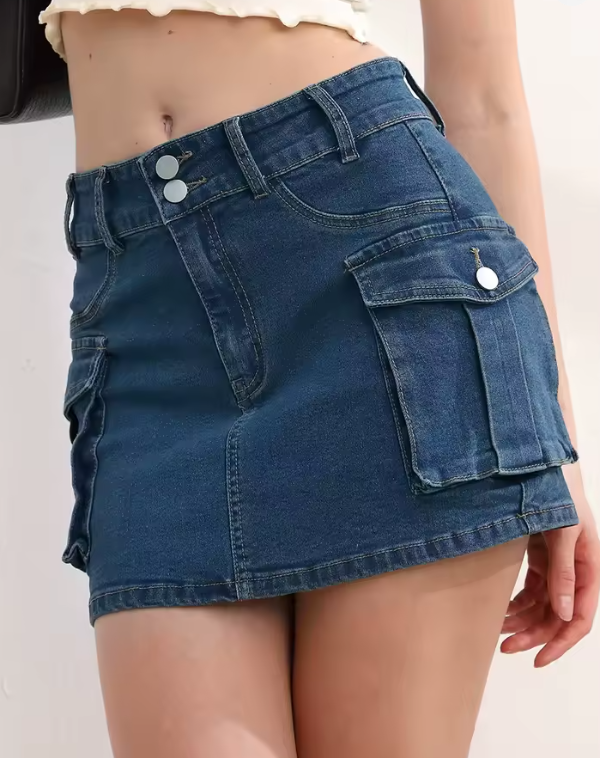 Milan Cargo Mini Skirt