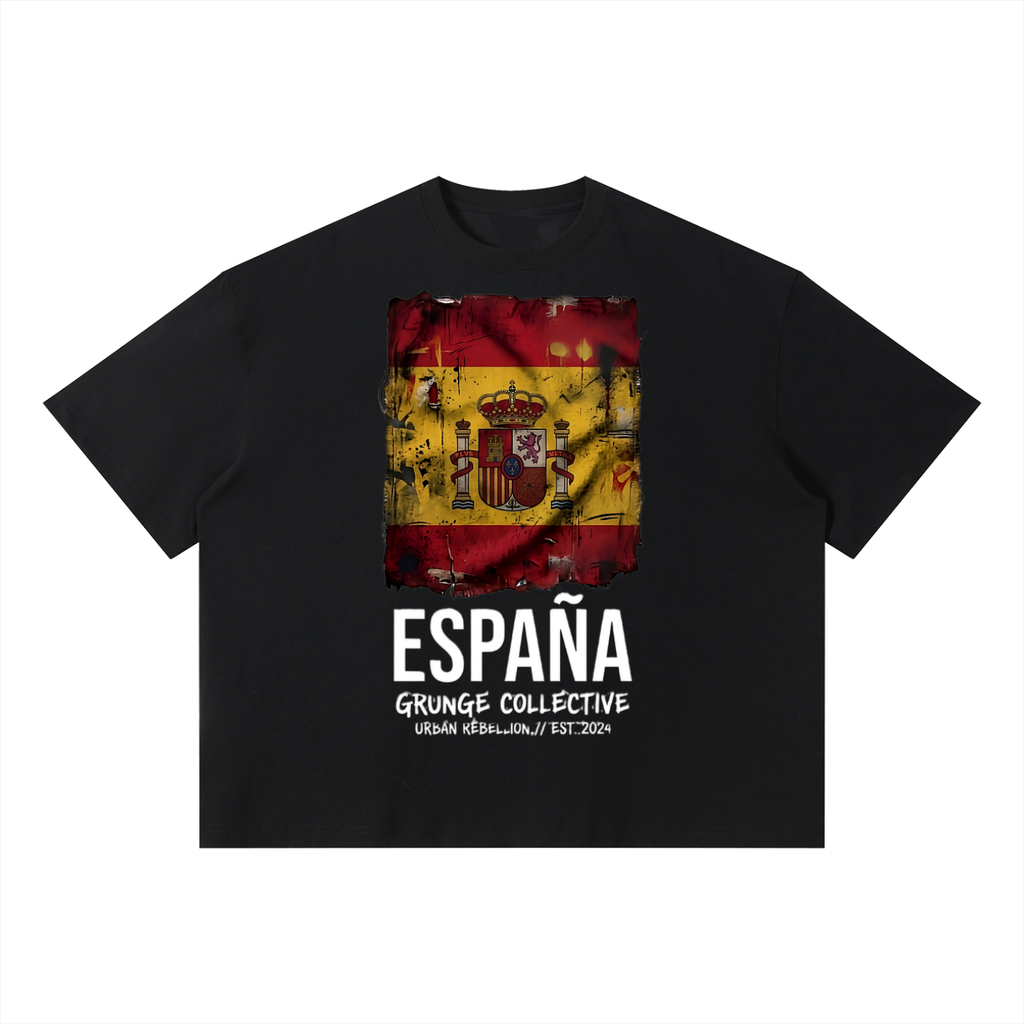 España Unisex Grunge Oversized Tee